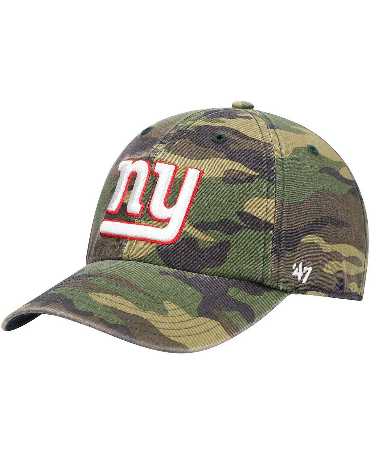 

Мужская регулируемая кепка New York Giants Woodland Clean Up '47 Brand