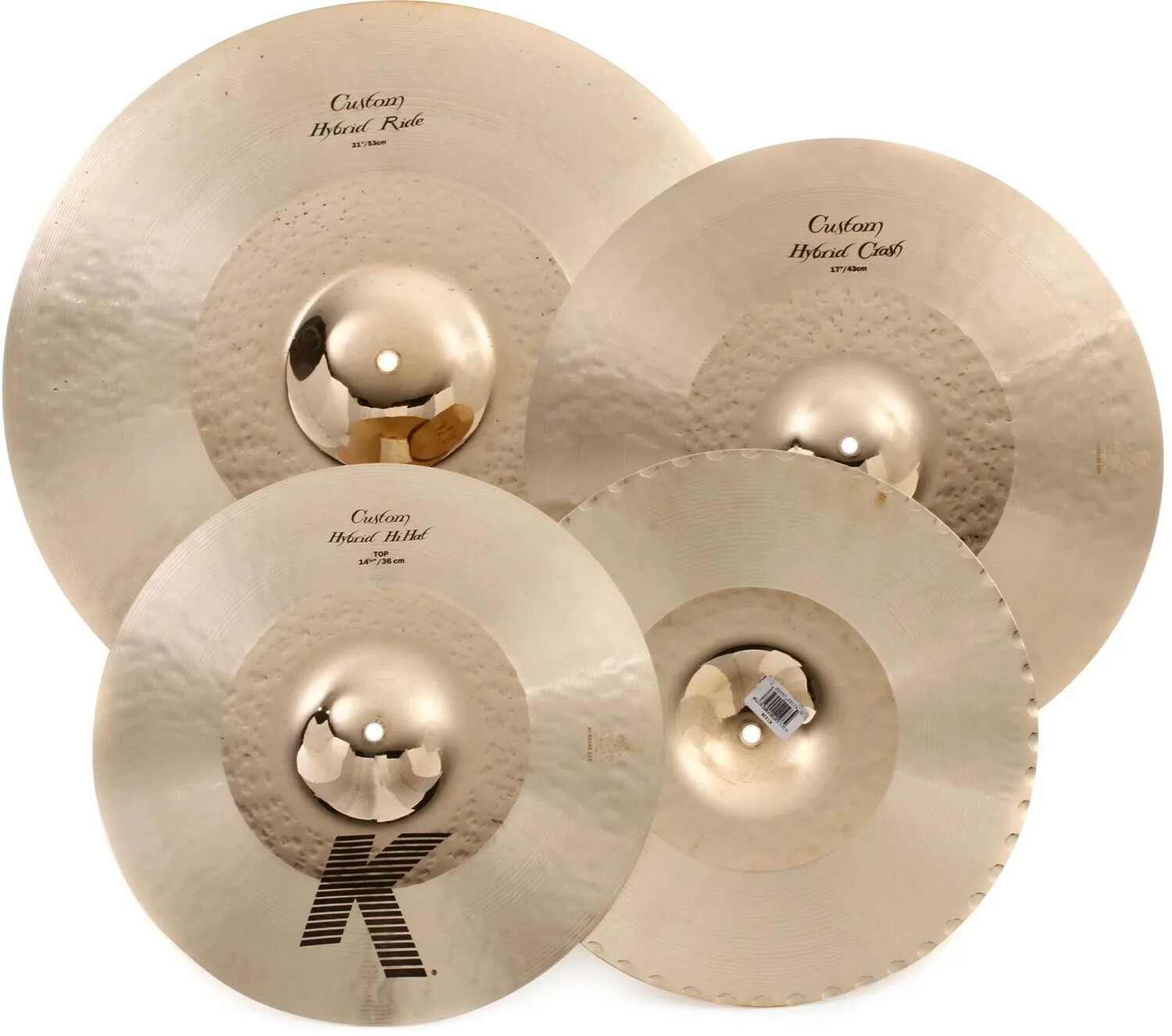 

Набор гибридных тарелок Zildjian K Custom — 14,25/17/21 дюйм