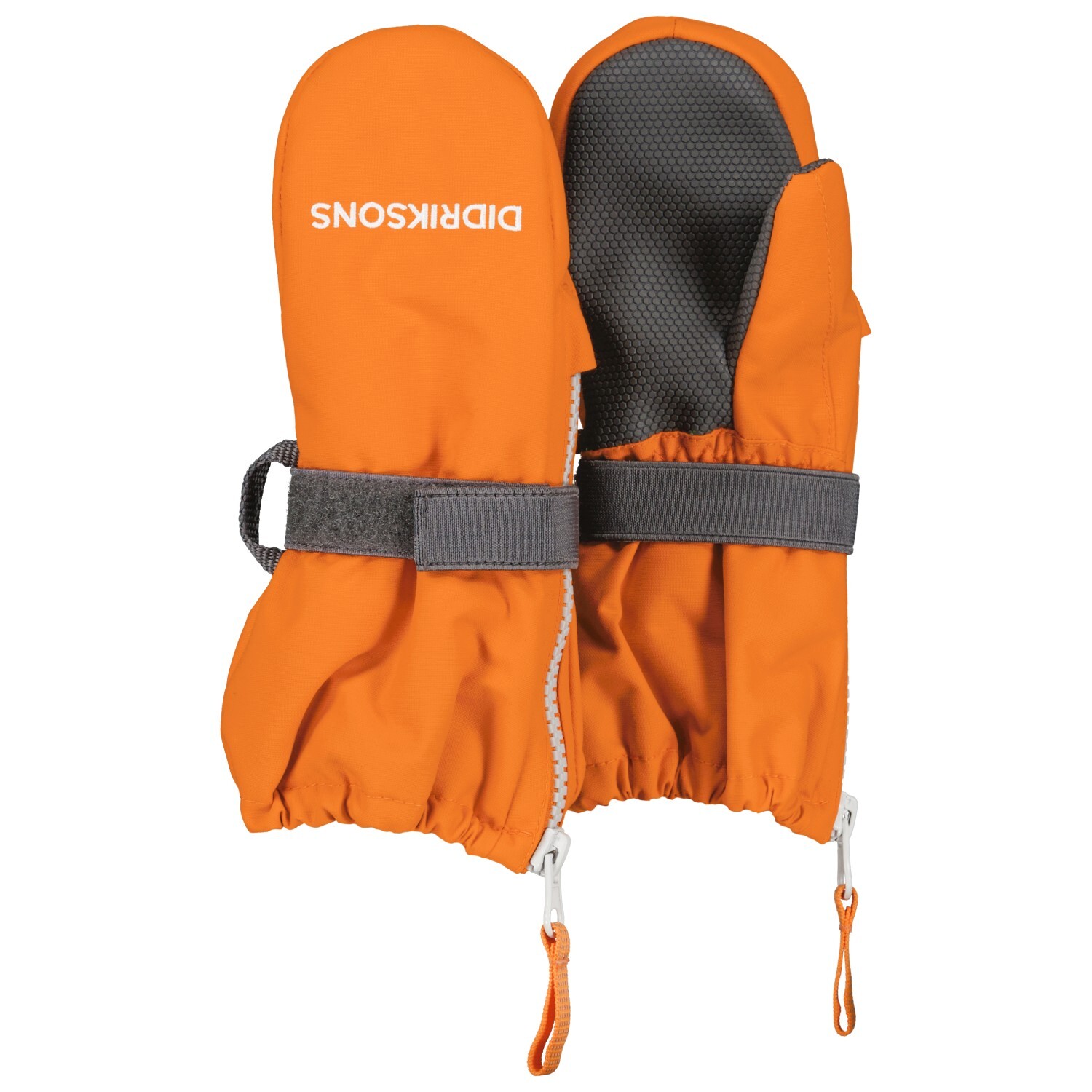 

Перчатки Didriksons Biggles Zip Mitten 7, цвет Orange Jam
