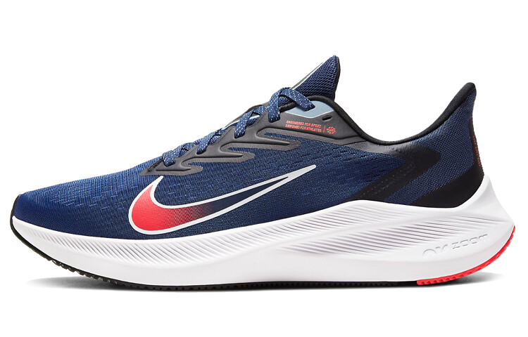 

Nike Zoom Winflo 7, 'Midnight Navy Crimson' Midnight Navy/Bright Crimson