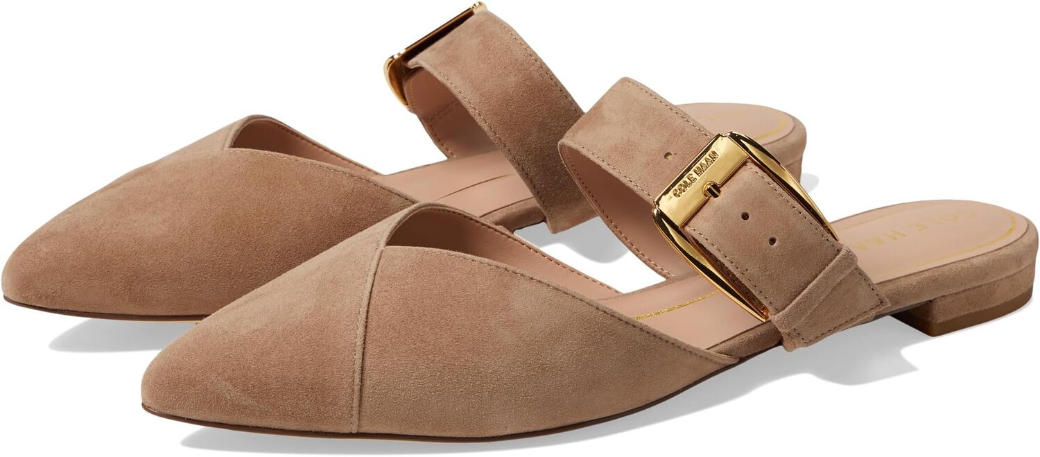 

Балетки Vandam Buckle Mule Cole Haan, цвет Light Whiskey Suede