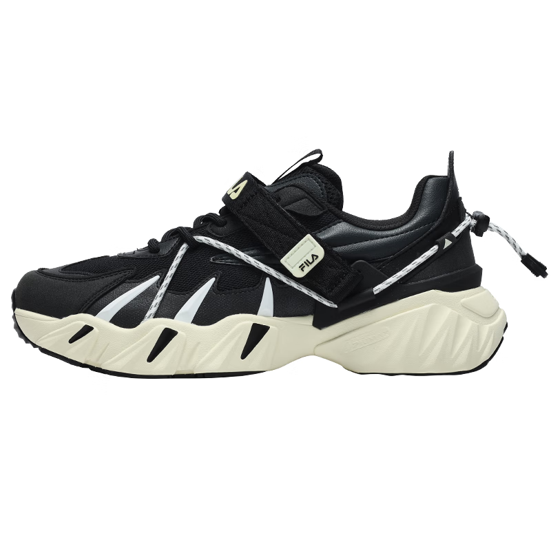 Кроссовки спортивные мужские Fila Tiger Claws с сеткой, черный / белый детские нескользящие кроссовки легкая спортивная обувь для мальчиков осень зима 2022