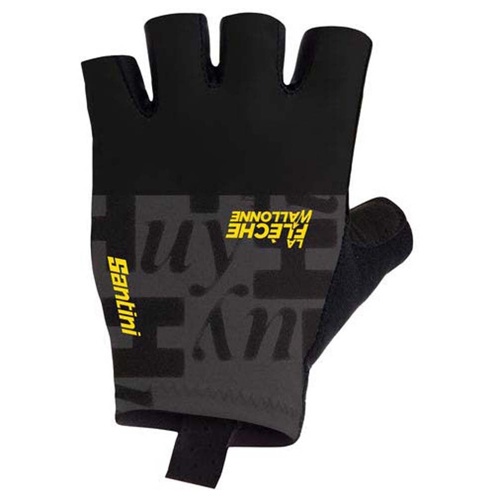 

Короткие перчатки Santini La Fleche Wallone Short Gloves, черный