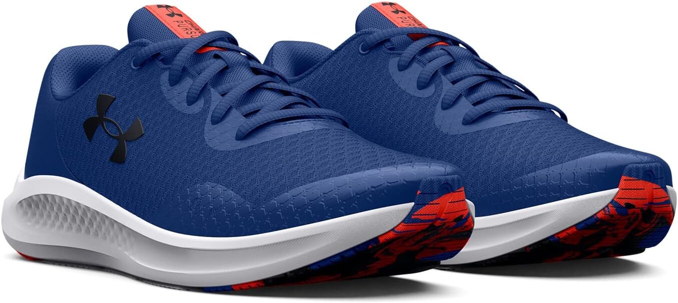 

Кроссовки Under Armour Charged Pursuit 3, цвет Blue Mirage/After Burn/Black