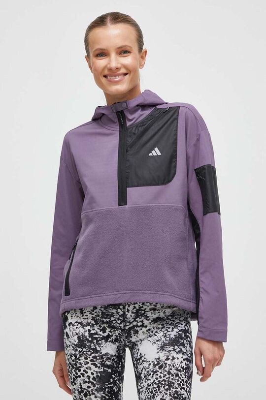 

Беговая куртка adidas, фиолетовый
