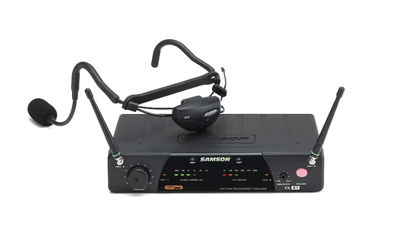 

Беспроводная микрофонная система Samson AirLine 77 AH7 Wireless Fitness Headset Microphone System (K2 Band)