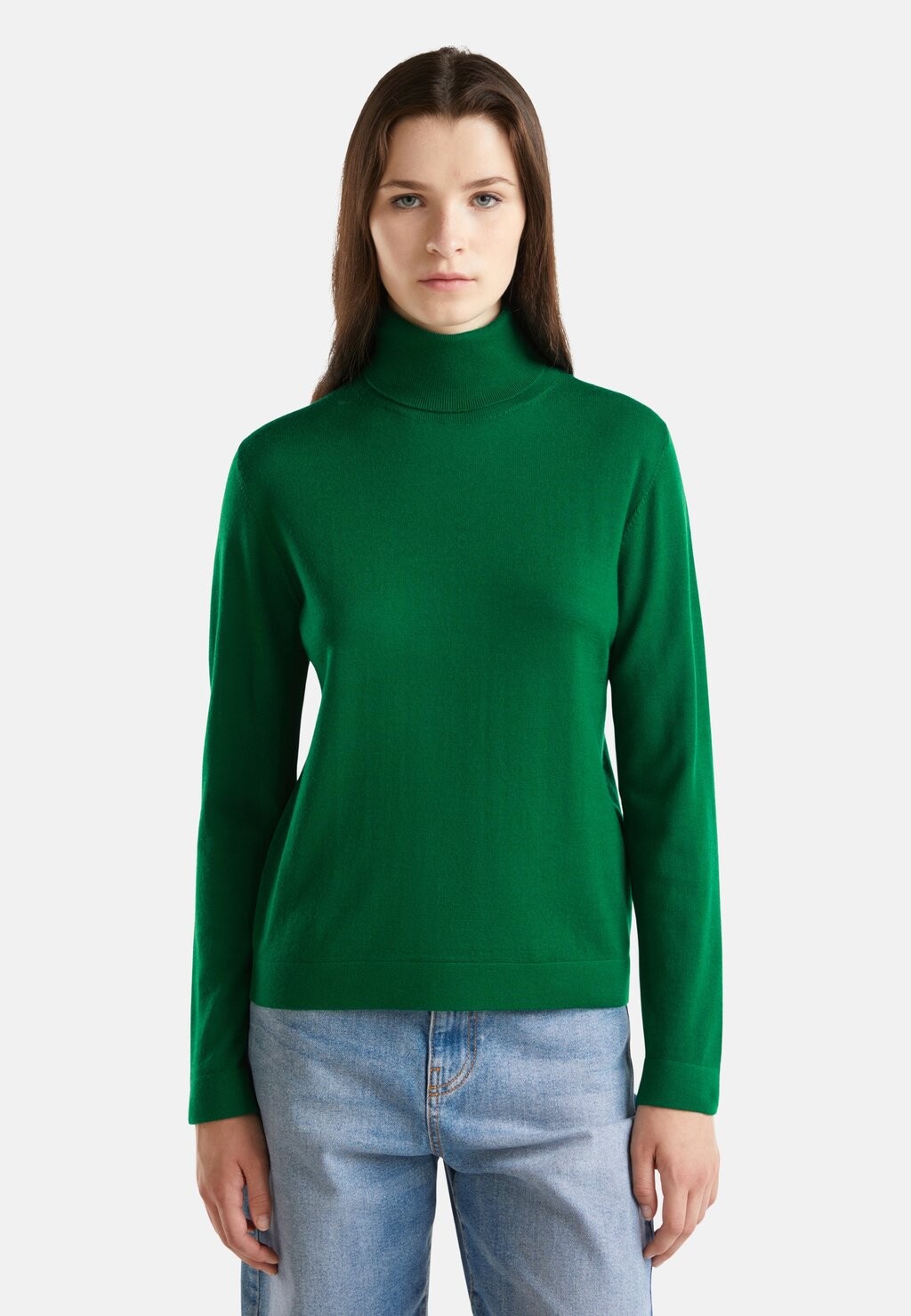 

Джемпер TURTLENECK United Colors of Benetton, зеленый