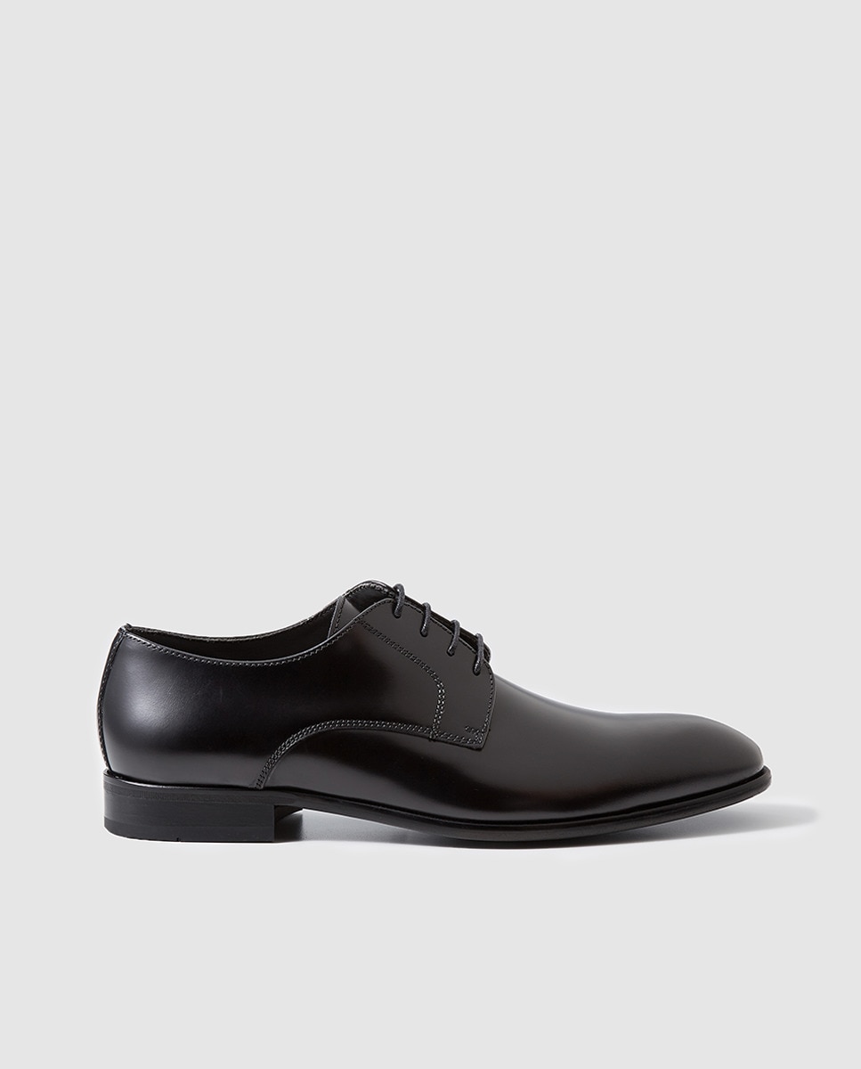 Lottuses черные кожаные модельные туфли мужские Lottusse, черный