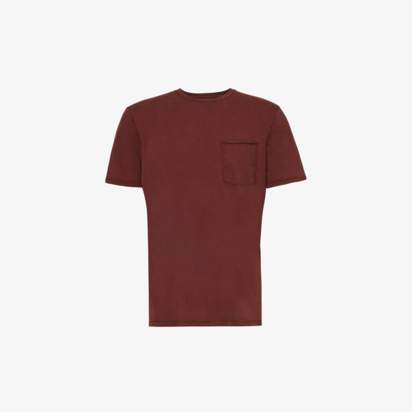 

Хлопковая футболка Ramirez с круглым вырезом классического кроя Paige, цвет vintage burnt hazelnut