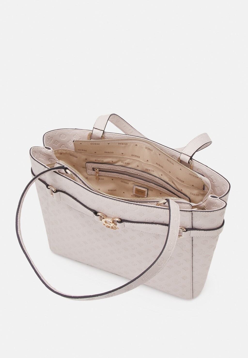 

Сумка ARLENA LOGO NOEL TOTE Guess, бежевый
