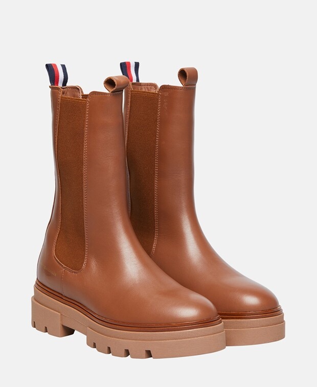 

Телячьи сапоги Tommy Hilfiger, коньяк