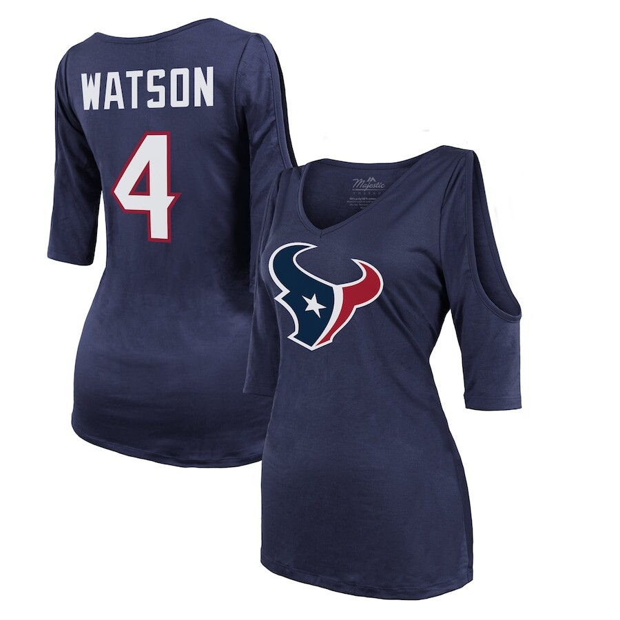 

Футболка с именем и номером Majestic Threads Houston Texans, нави