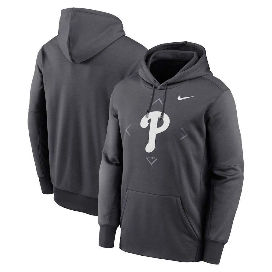 

Пуловер с капюшоном Nike Philadelphia Phillies, антрацит