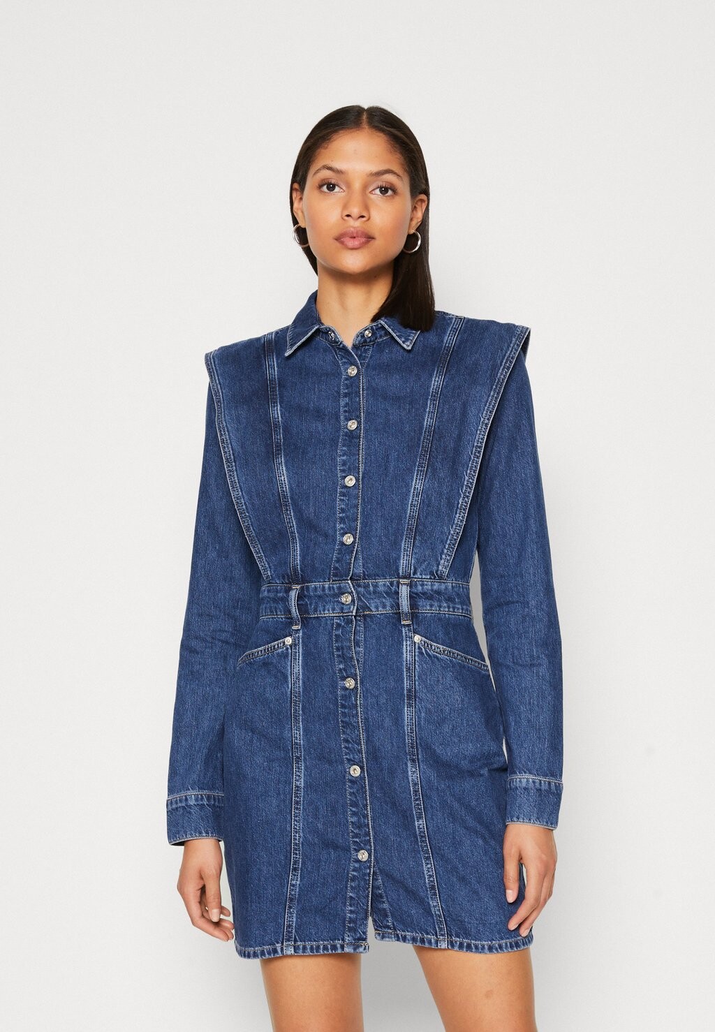 

Платье Vaquero Karl Lagerfeld Jeans UTILITY DRESS, цвет dark blue stone