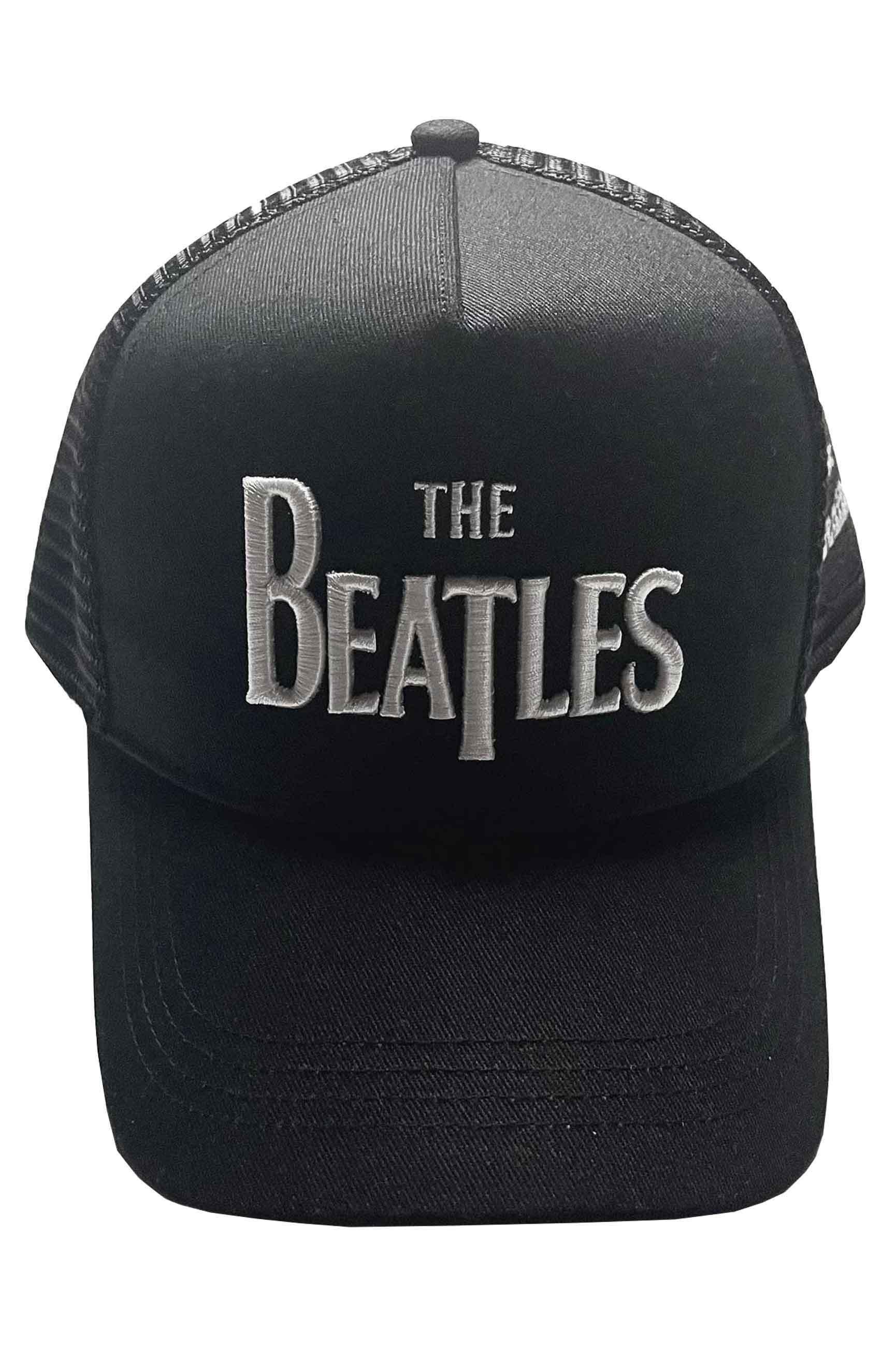 Логотип Drop T Band и бейсболка Apple Trucker Beatles, черный регулируемая бейсболка the farm сетчатая кепка тракер сетчатая кепка унисекс шапка с бретельками дышащие спортивные кепки уличная солнцеза