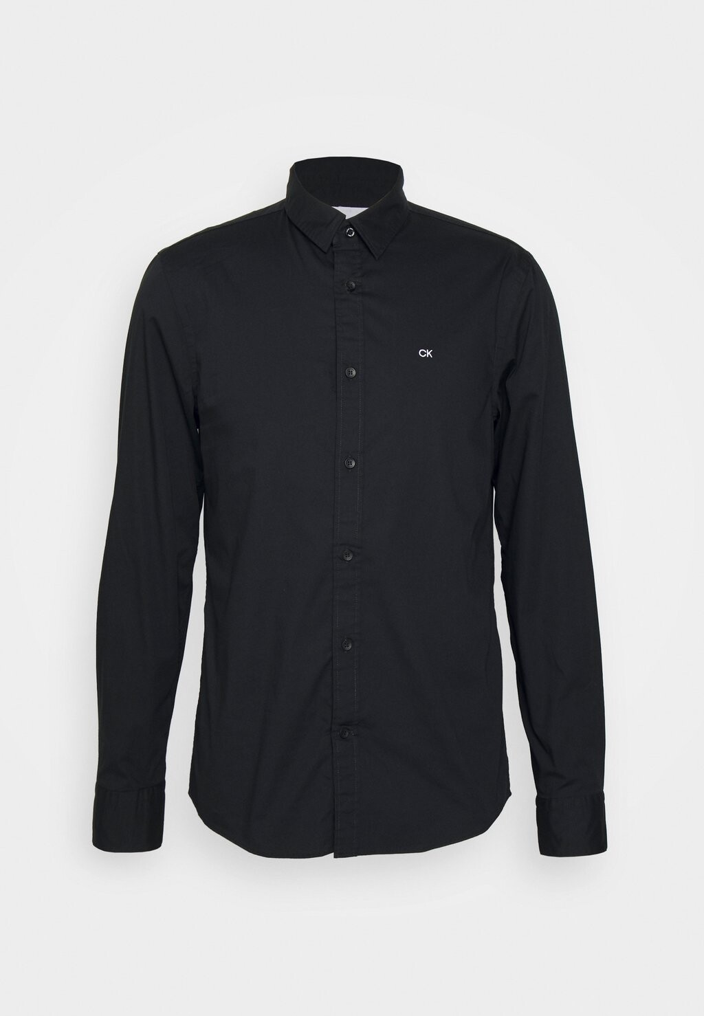 

Повседневная рубашка Stretch Slim Shirt Calvin Klein, черная