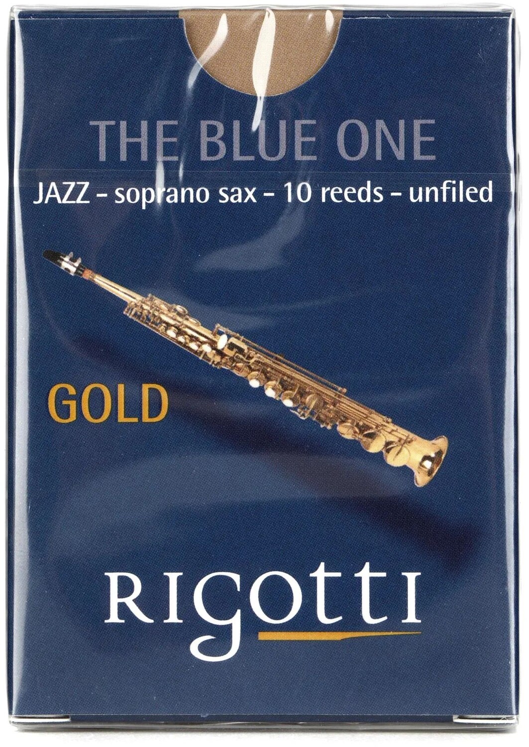 

Трости для саксофона Rigotti RG.JSS Gold Jazz Soprano — 3,5, средние (10 шт. в упаковке)