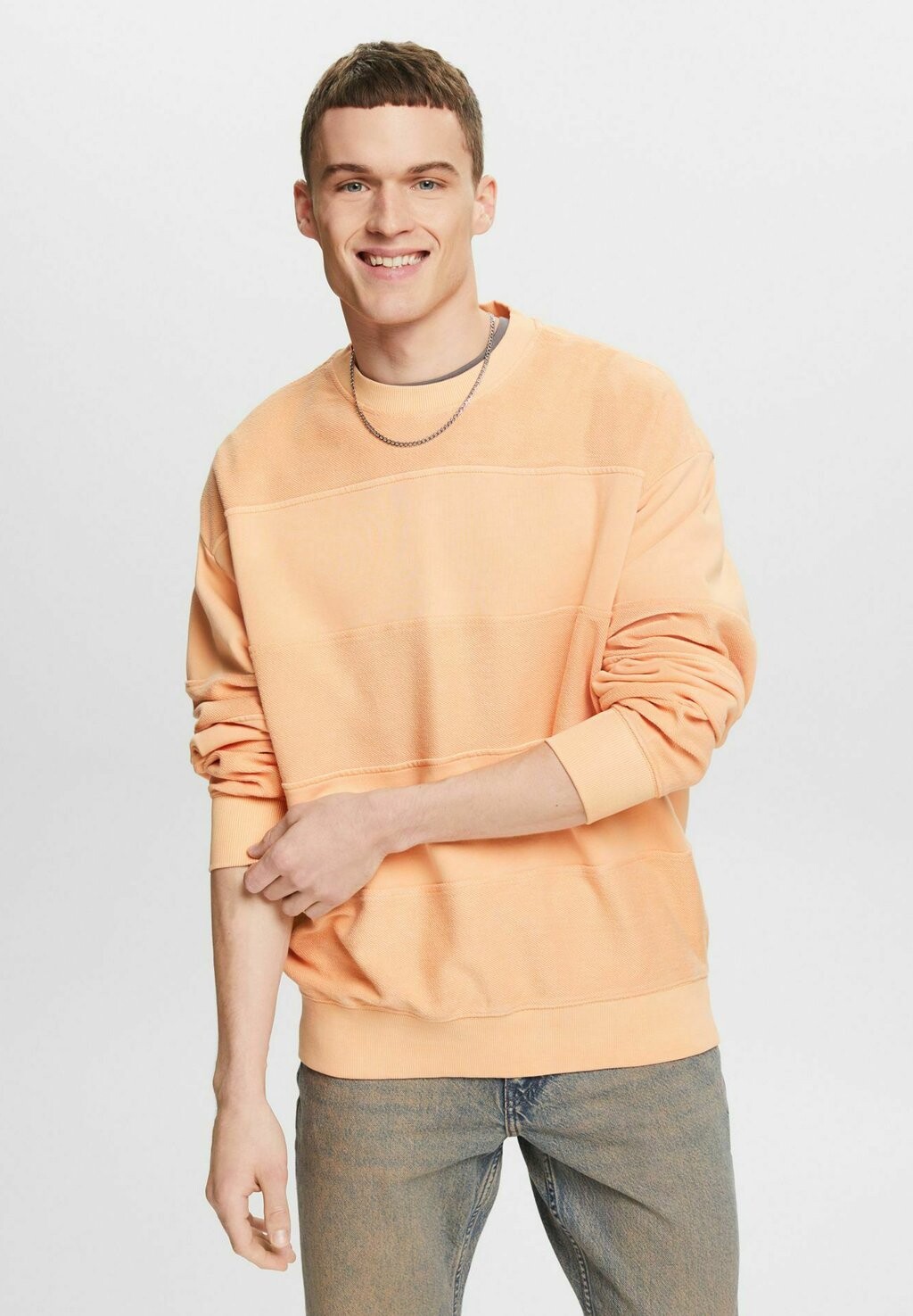 

Толстовка ROUND NECK Esprit, цвет pastel orange