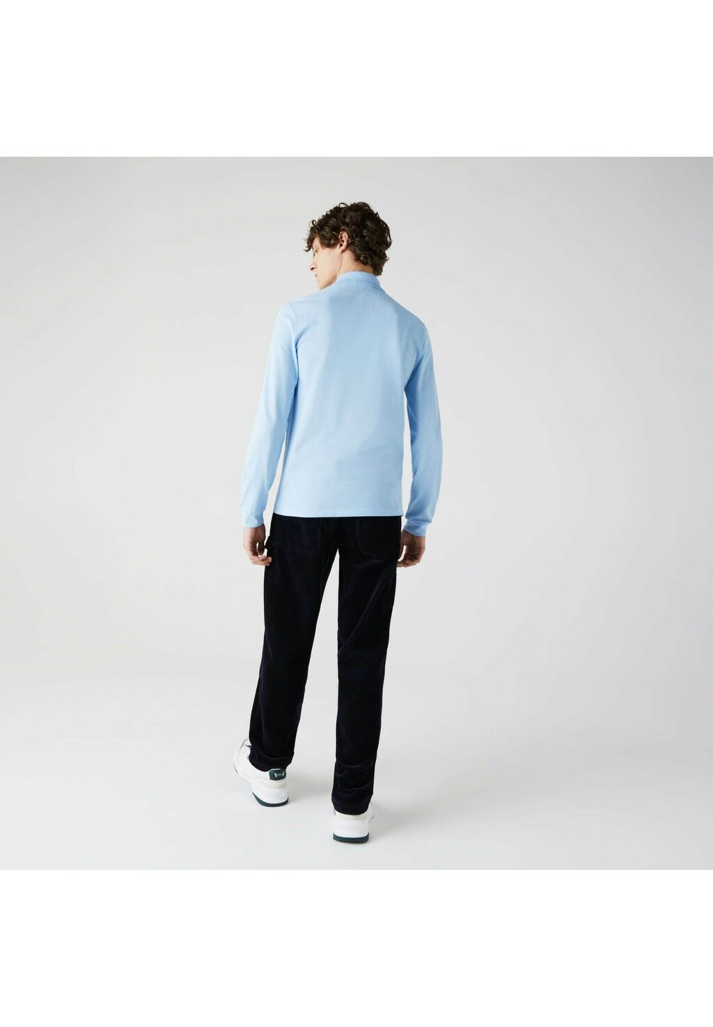 

Топ с длинными рукавами Lacoste, светло-голубой меланж