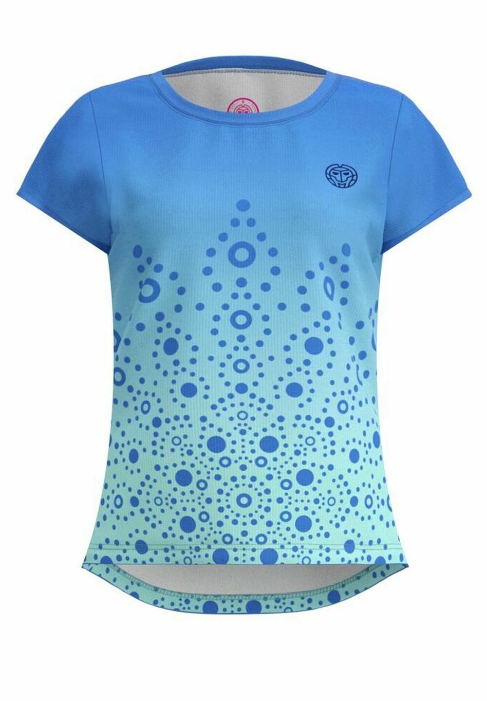 

Футболка с принтом TWIST CAPSLEEVE BIDI BADU, цвет aqua blau
