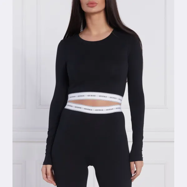 

Укороченный топ Guess, черный