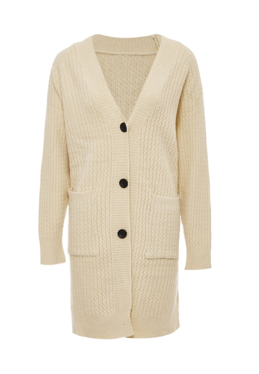 

Кардиган RISA Knit Cardigan, темно-бежевый