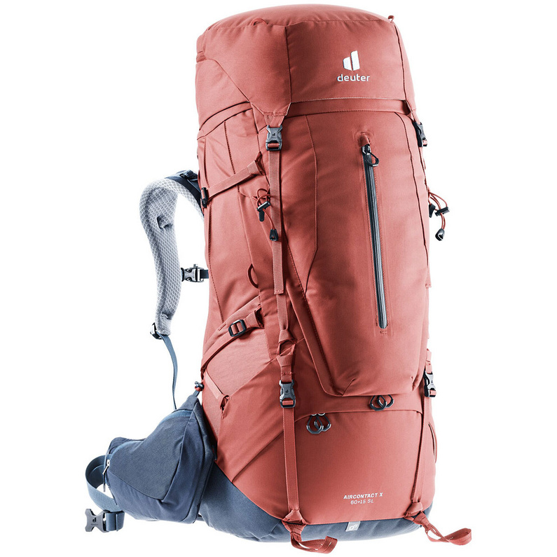 

Женский рюкзак Aircontact X 60+15 SL Deuter, красный