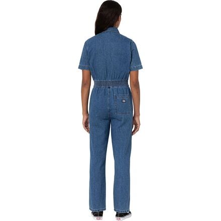 Джинсовый комбинезон Houston женский Dickies, цвет Classic Blue оптовая продажа мужские рваные джинсовые комбинезоны в стиле ретро длинные брюки джинсовый комбинезон