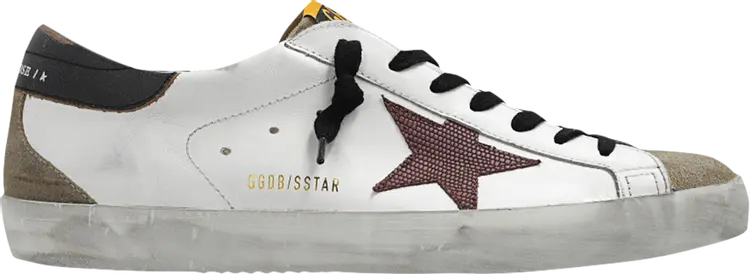 

Кроссовки Golden Goose Superstar 'White Taupe Bordeaux', белый