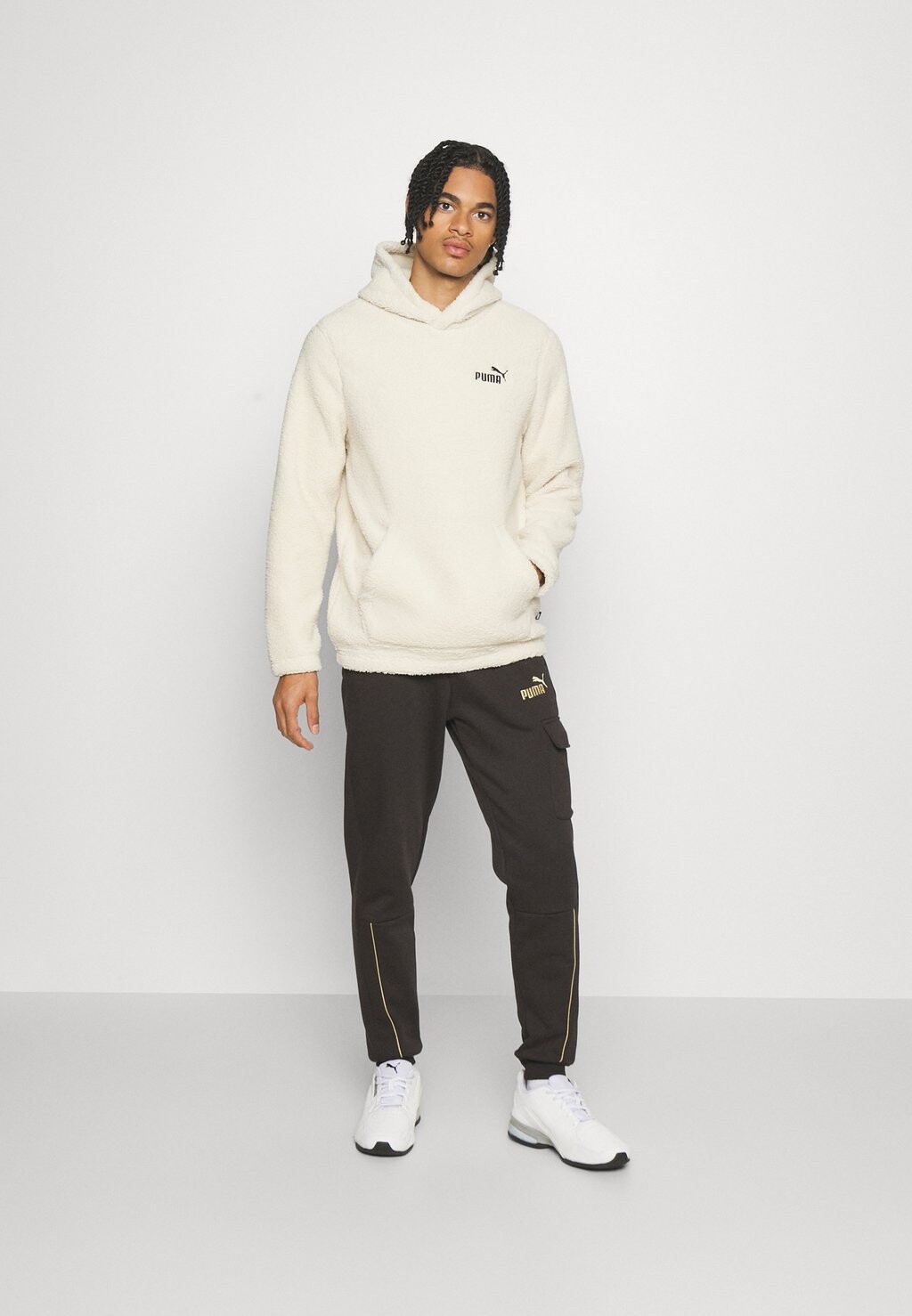 

Толстовка из флиса ХУДИ Puma, альпийский снег