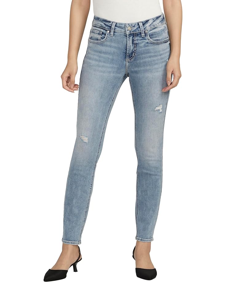 Джинсы Silver Jeans Co. Elyse Mid Rise Comfort Fit Skinny L03116ECF240, цвет Indigo
