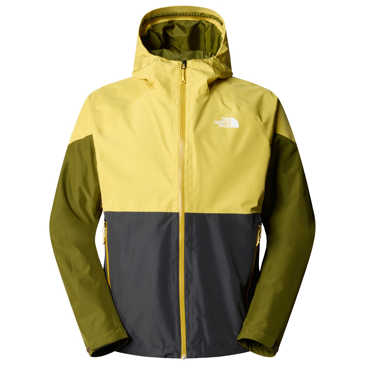 Дождевик The North Face Lightning Zip In, цвет Asphalt Grey/Yellow Silt