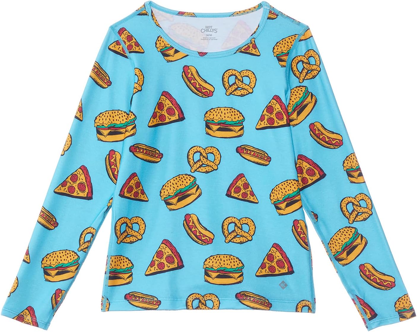 

Футболка Hot Chillys Kids Originals Print Crew Neck, цвет Good Eats