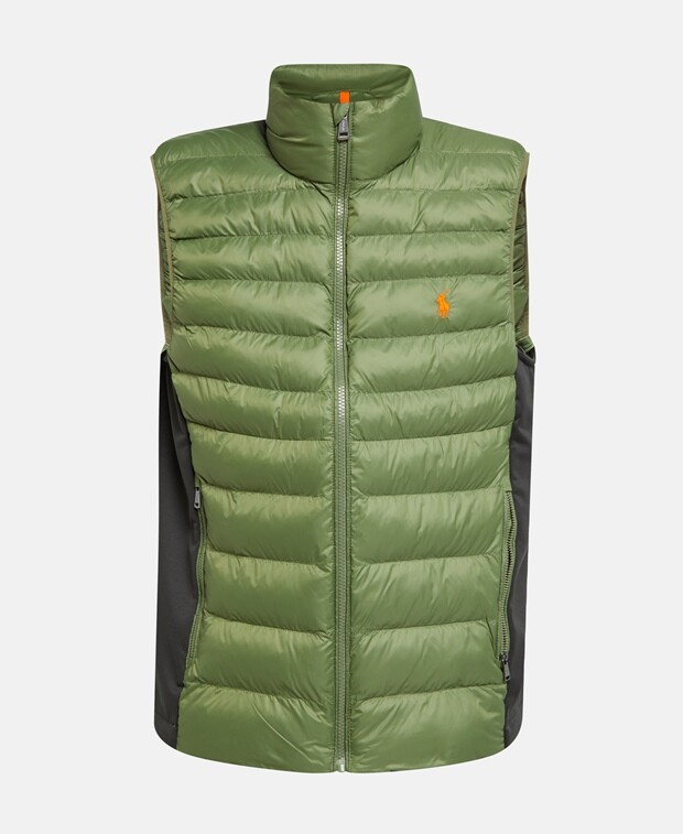 

Стеганый жилет Polo Ralph Lauren, лаймовый