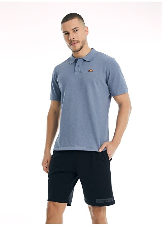 

Серая меланжевая мужская футболка с круглым вырезом Ellesse, Серый