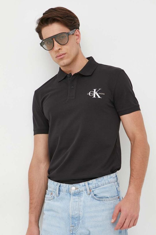 Рубашка поло Calvin Klein Jeans, черный
