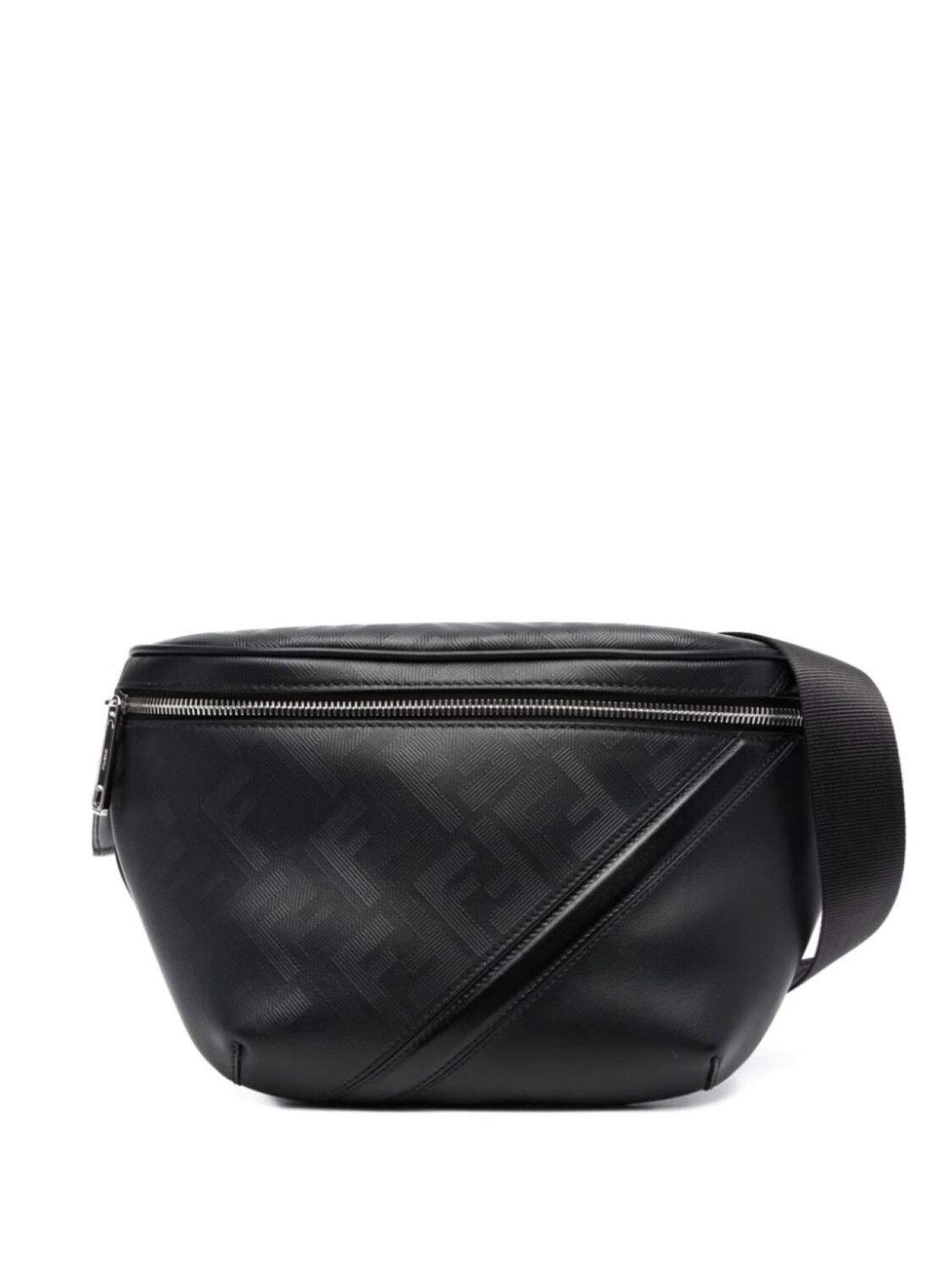 

FENDI поясная сумка Shadow Diagonal, черный