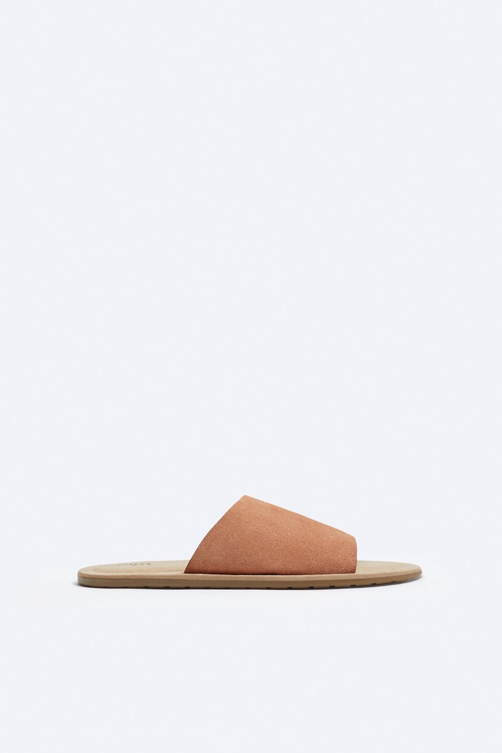 

Сандалии из замши ZARA, оранжевый