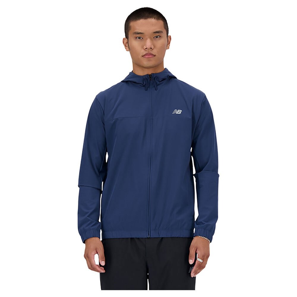 

Толстовка New Balance MJ410 Full Zip, синий
