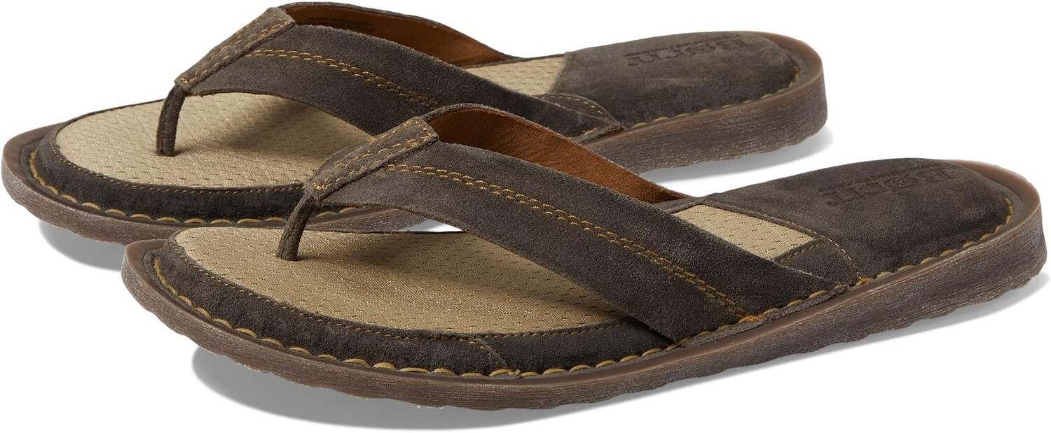 

Шлепанцы Bermuda Born, цвет Dark Grey Distressed Full Grain