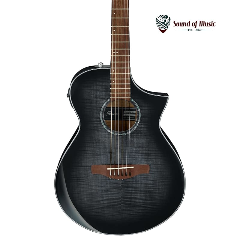 

Акустическая гитара Ibanez AEWC400 Acoustic-Electric Guitar - Transparent Black Sunburst High Gloss