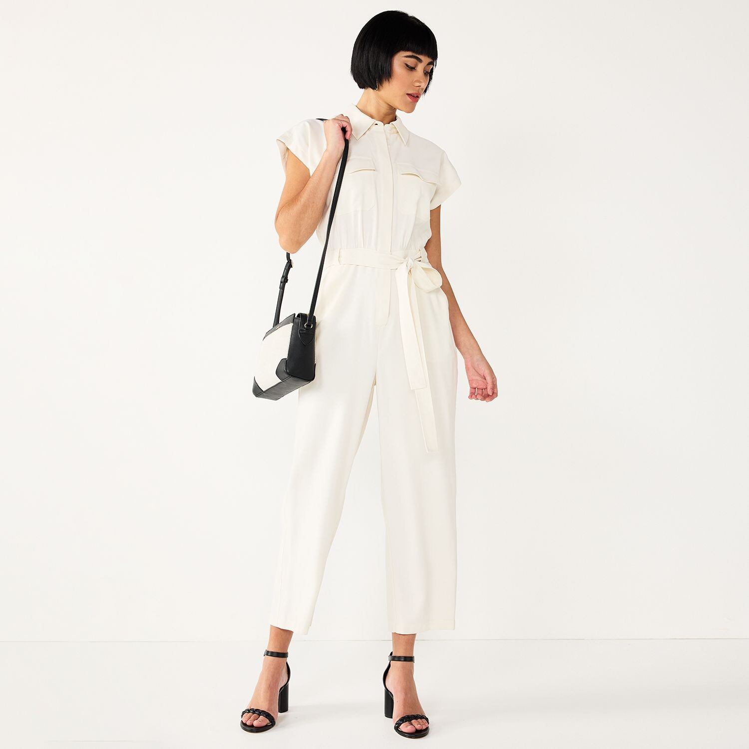 

Комбинезон Petite Nine West в стиле милитари Nine West, Хаки