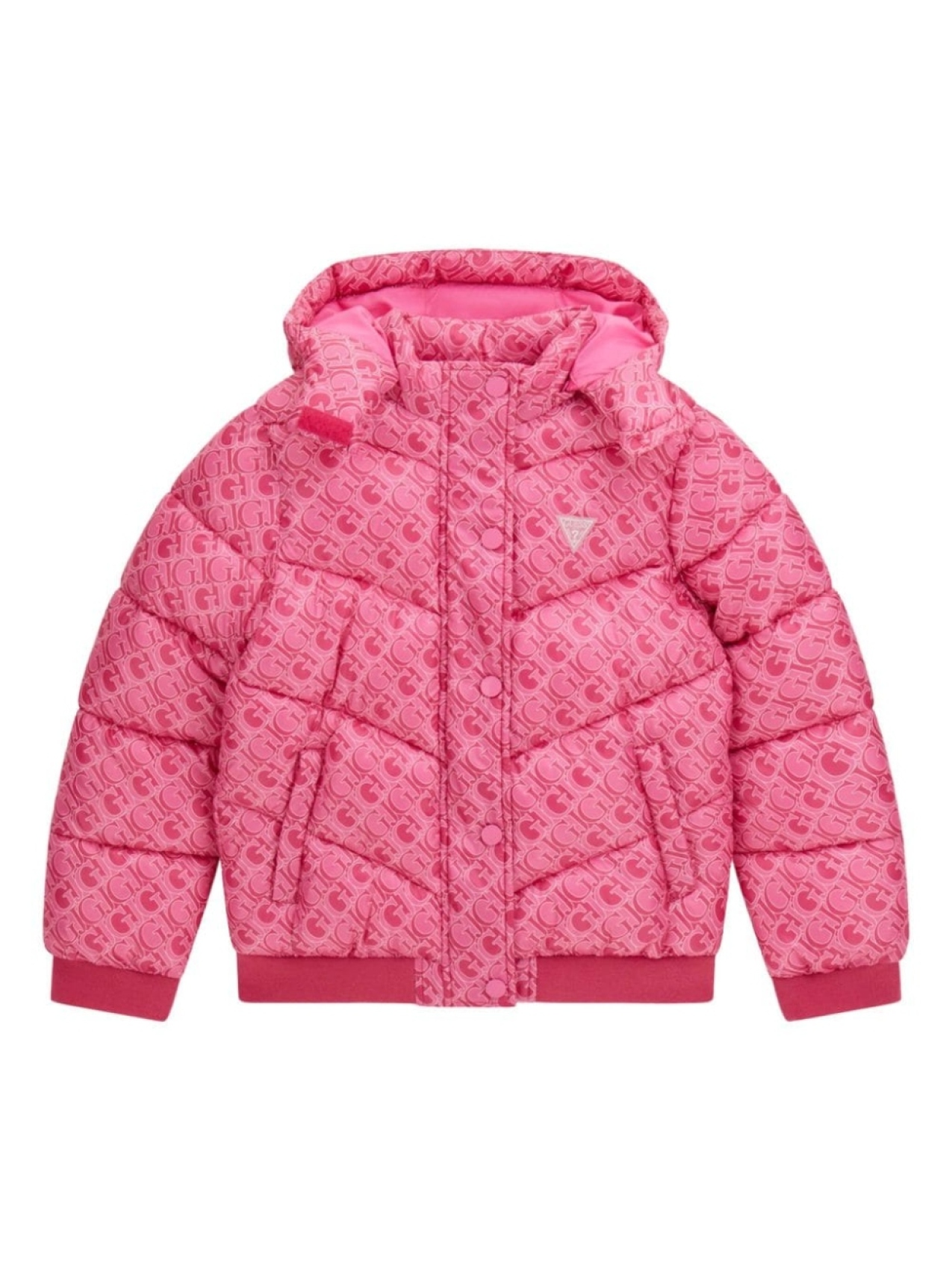 

Guess kids куртка с логотипом, розовый