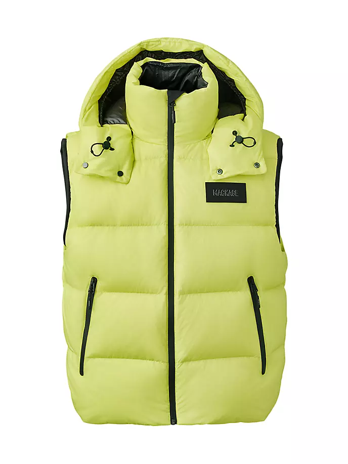 

Пуховик Hugh с капюшоном Mackage, цвет pale lime
