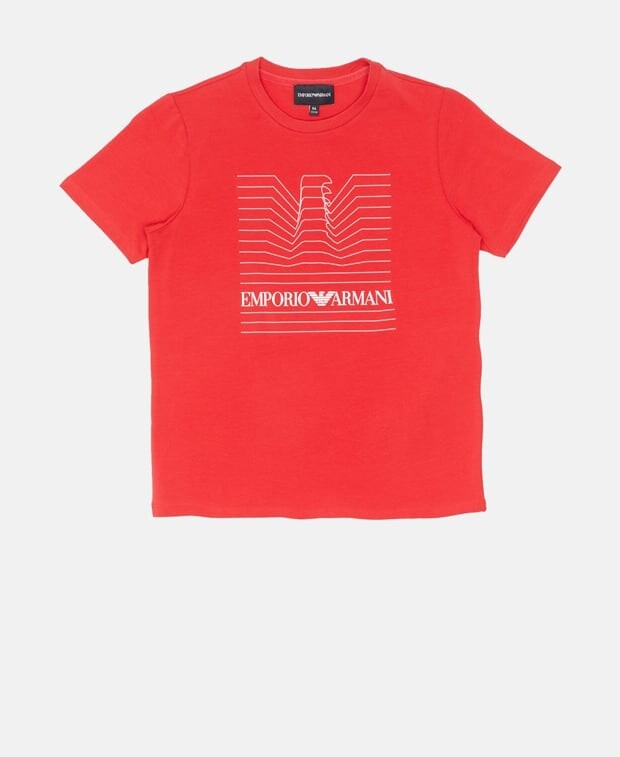 

Футболка Emporio Armani, красный