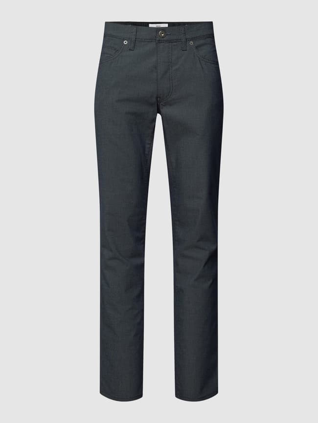 Тканевые брюки с 5 карманами, модель «Кадис» Brax, темно-синий фото