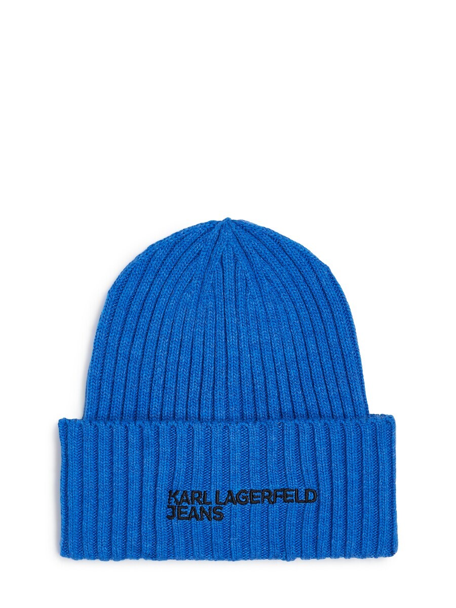 

Шапка KARL LAGERFELD JEANS Beanie, синий
