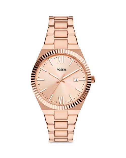 

Часы Скарлетт, 38 мм Fossil, цвет Pink