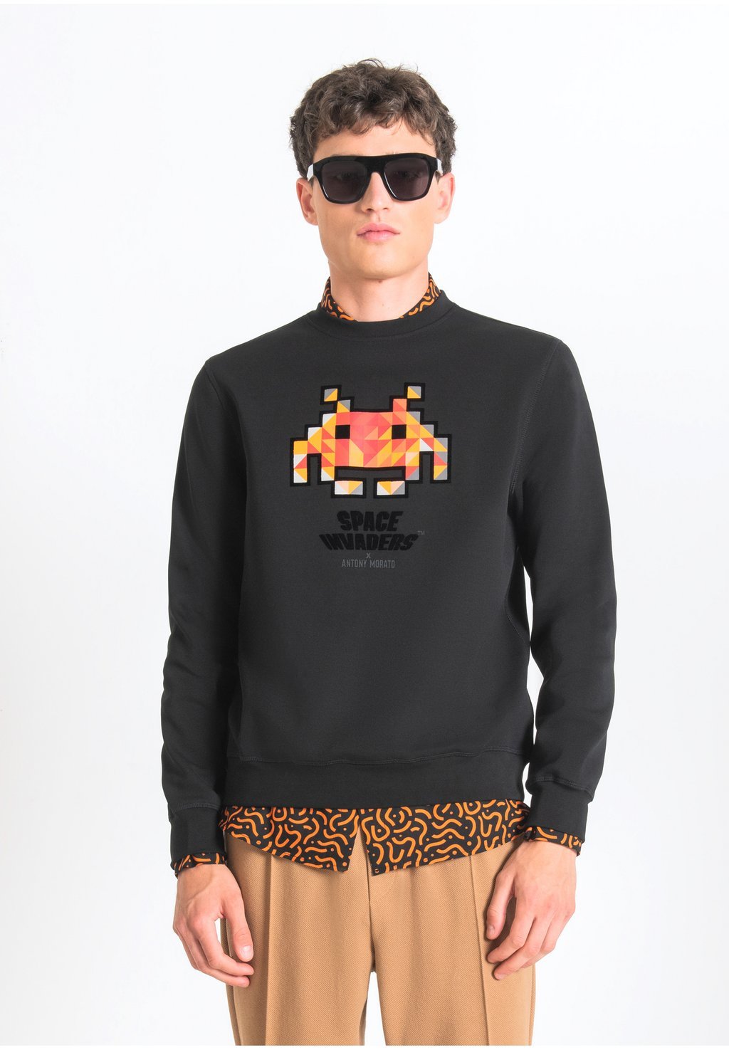 

Толстовка REGULAR FIT With SPACE INVADERS Antony Morato, черный