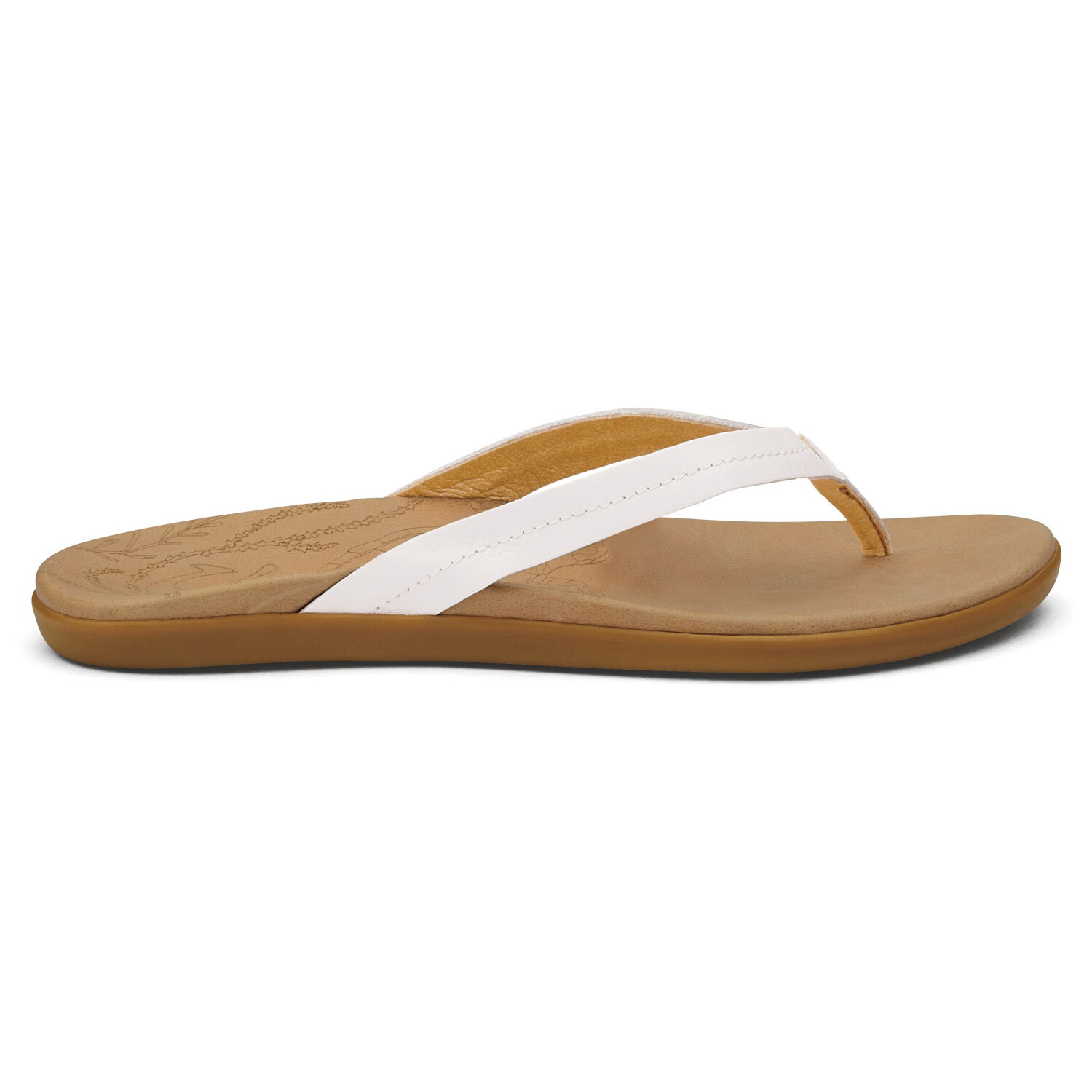

Сандалии Olukai Women's Honu, цвет Bright White/Golden Sand